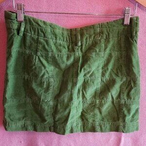 Lilypod Green Corduroy Skirt